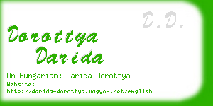 dorottya darida business card